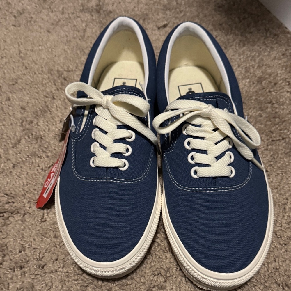 Vans Navy Blue Canvas Sneakers Japan exclusive